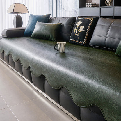 💎 Premium Sofa Seat Protector✨ Waterproof Faux Leather Cover for Everyday Protection