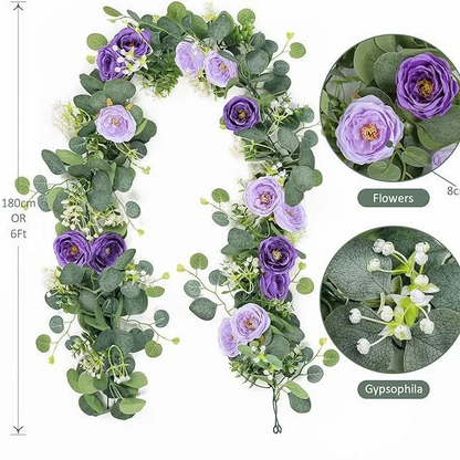 🔥Big Sale Now🌹Artificial Rose Garland Flower Vine