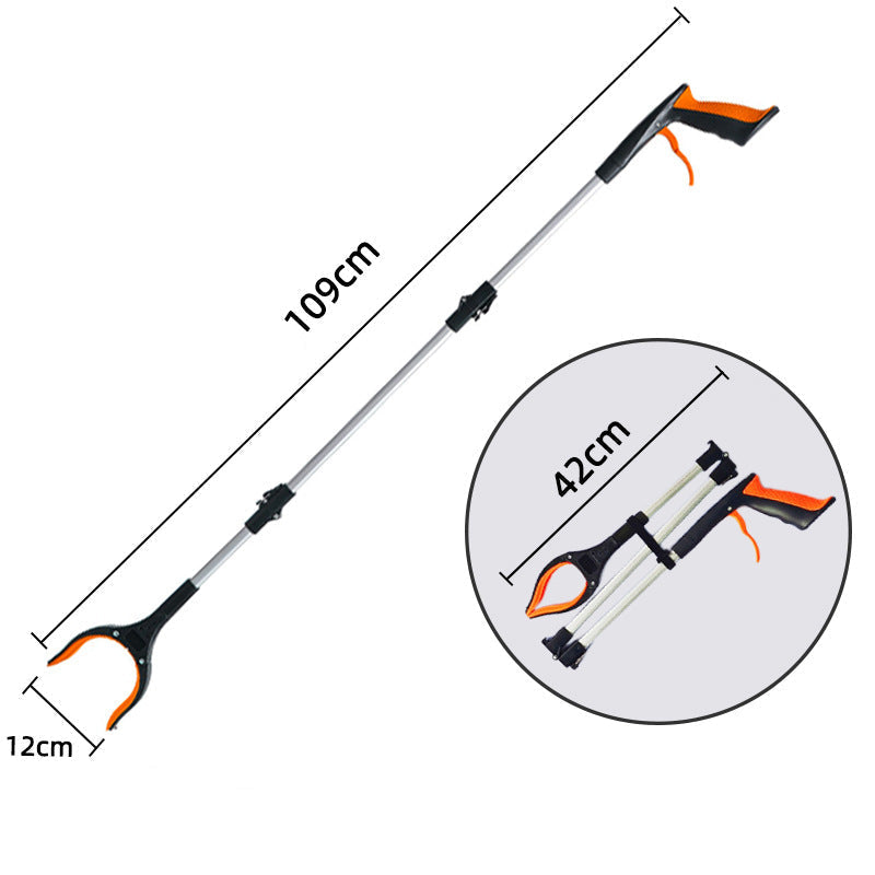 🔥 43" Extra Long Grabber Reacher Tool – Heavy Duty with 360° Rotating Jaw & Magnets