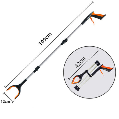 🔥 43" Extra Long Grabber Reacher Tool – Heavy Duty with 360° Rotating Jaw & Magnets