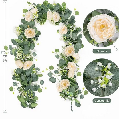 🔥Big Sale Now🌹Artificial Rose Garland Flower Vine