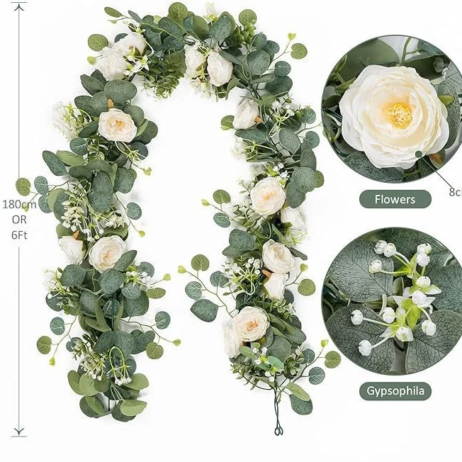 🔥Big Sale Now🌹Artificial Rose Garland Flower Vine