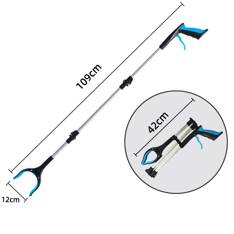 🔥 43" Extra Long Grabber Reacher Tool – Heavy Duty with 360° Rotating Jaw & Magnets