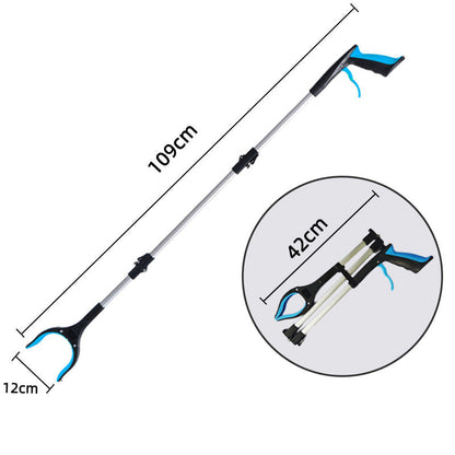 🔥 43" Extra Long Grabber Reacher Tool – Heavy Duty with 360° Rotating Jaw & Magnets