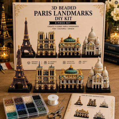 Mini 3D Beaded Animal DIY Kit — 8 Adorable Craft Sets