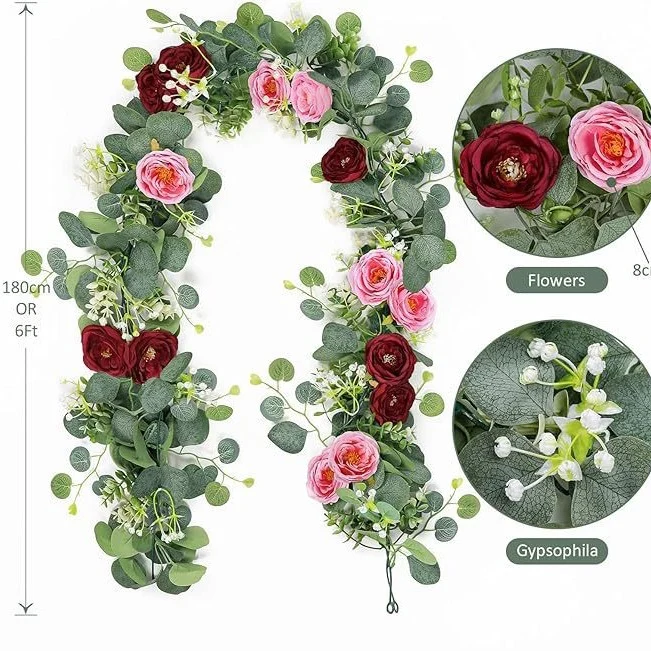 🔥Big Sale Now🌹Artificial Rose Garland Flower Vine