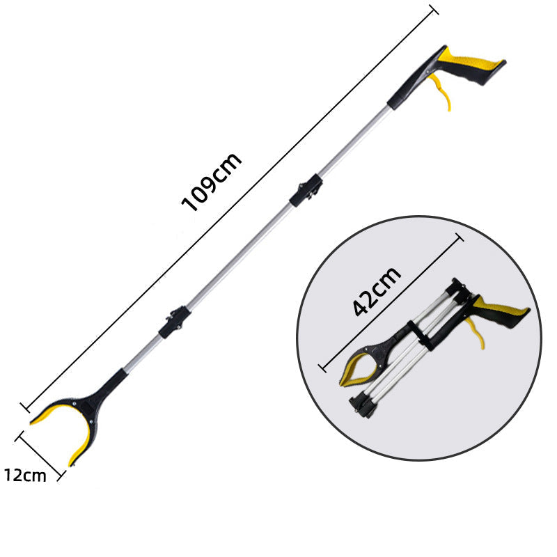 🔥 43" Extra Long Grabber Reacher Tool – Heavy Duty with 360° Rotating Jaw & Magnets