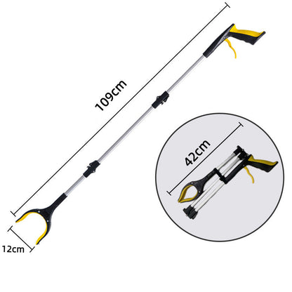 🔥 43" Extra Long Grabber Reacher Tool – Heavy Duty with 360° Rotating Jaw & Magnets