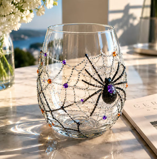 🔥 LAST DAY 40% OFF 🎃 3D Halloween Artisan Glass Cups, Festive Parties & Cozy Fall Home Bar Vibes