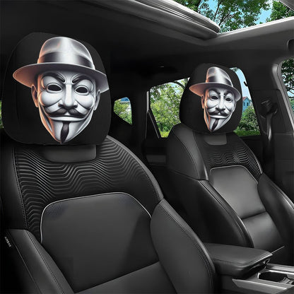 🔥 HOT SALE 55% OFF 😆 Funny Cartoon Car Headrest Covers🚗