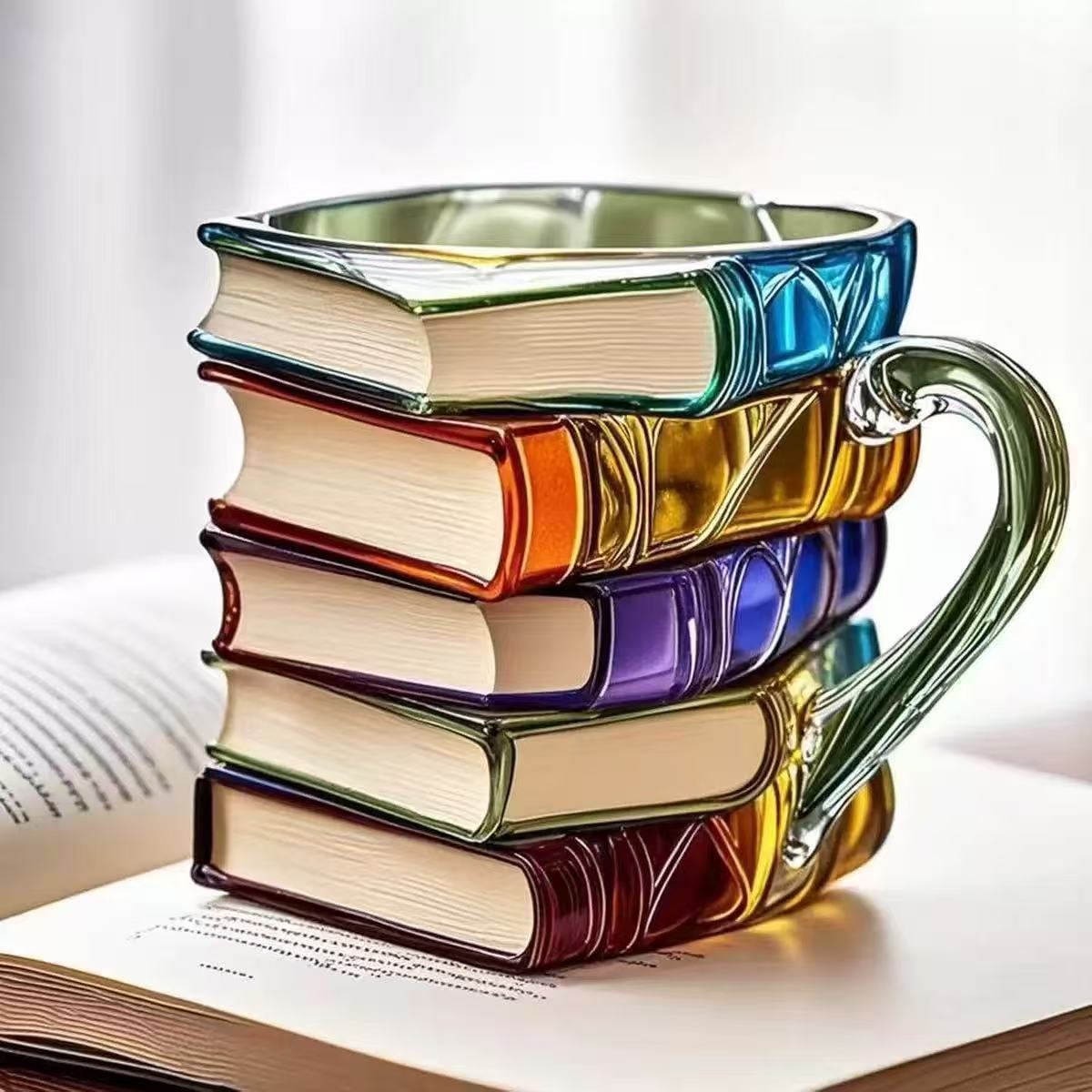 📚3D Painted Book Mug🍵