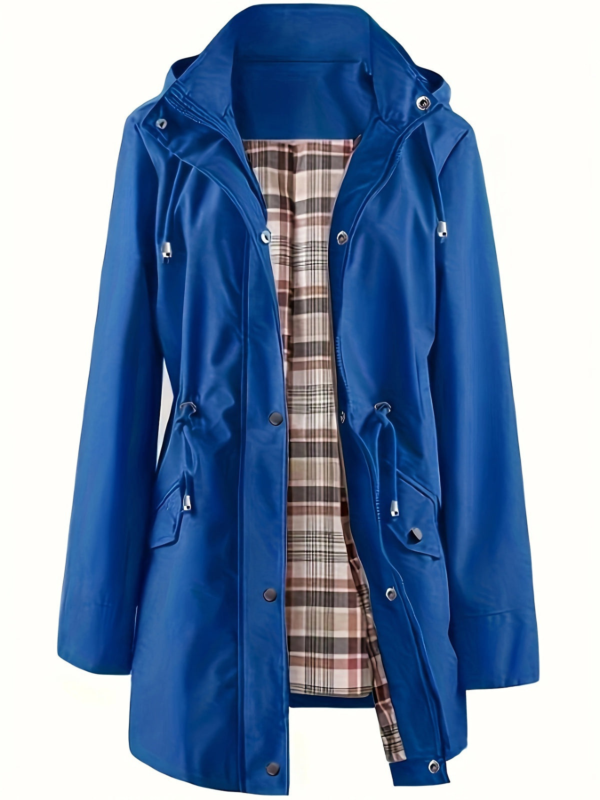 🔥Limited Hot Sale 50% OFF🎁🧥3-in-1 Plaid Waterproof Jacket for Women– Rain, Wind & Cold, All Covered