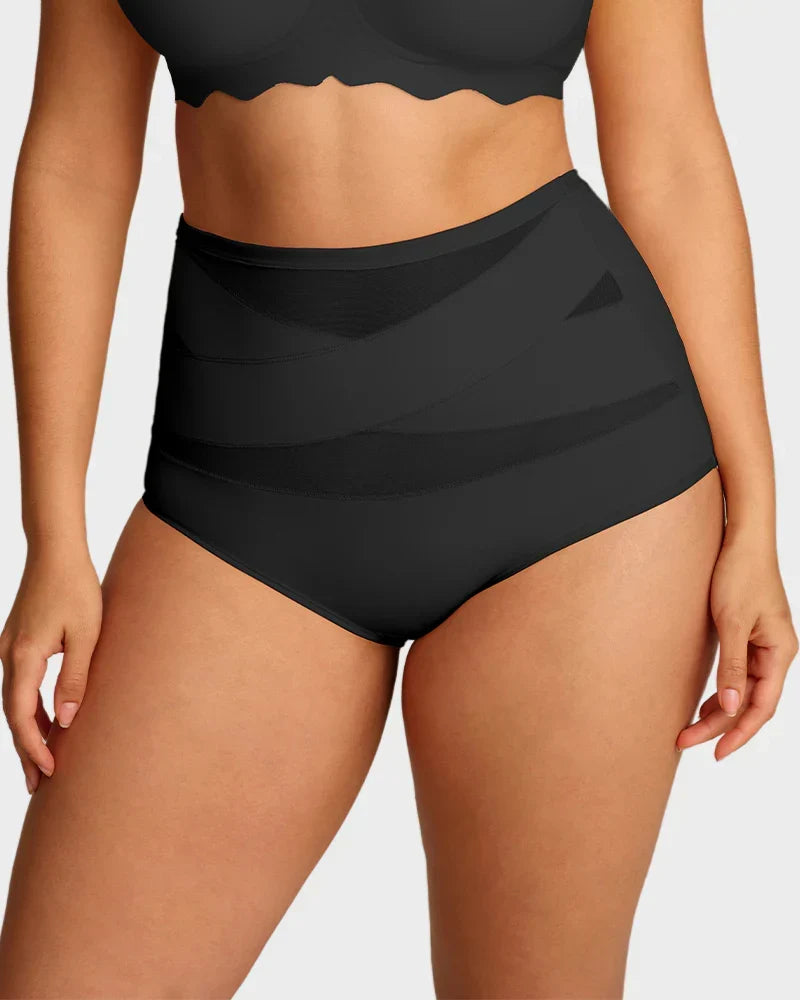 🌸Last Day-Buy 1 Get 1 FREE✨Plus-Size High-Waist Cross Tummy Control Panties
