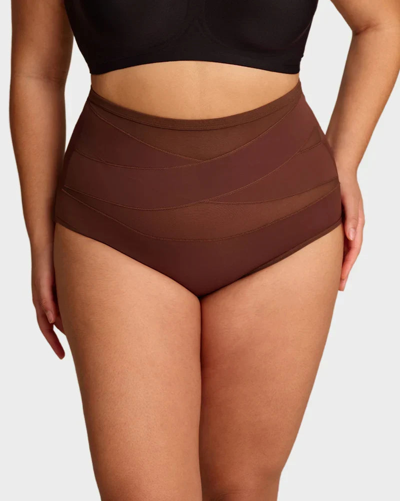 🌸Last Day-Buy 1 Get 1 FREE✨Plus-Size High-Waist Cross Tummy Control Panties