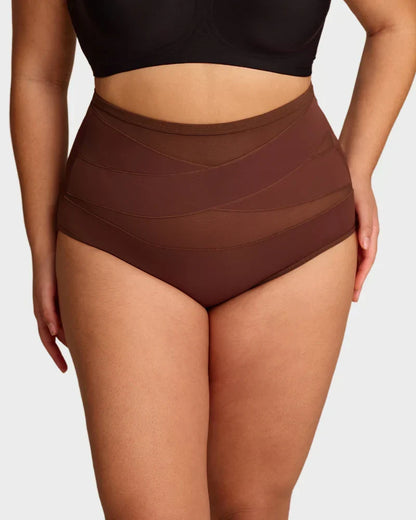 🌸Last Day-Buy 1 Get 1 FREE✨Plus-Size High-Waist Cross Tummy Control Panties