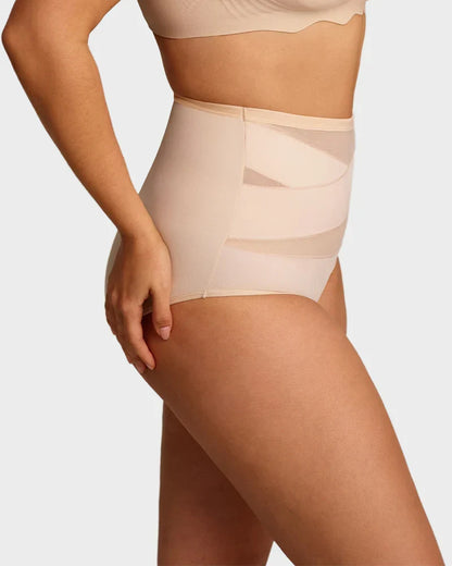 🌸Last Day-Buy 1 Get 1 FREE✨Plus-Size High-Waist Cross Tummy Control Panties