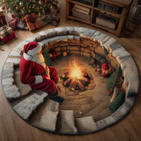 Santa Fireplace