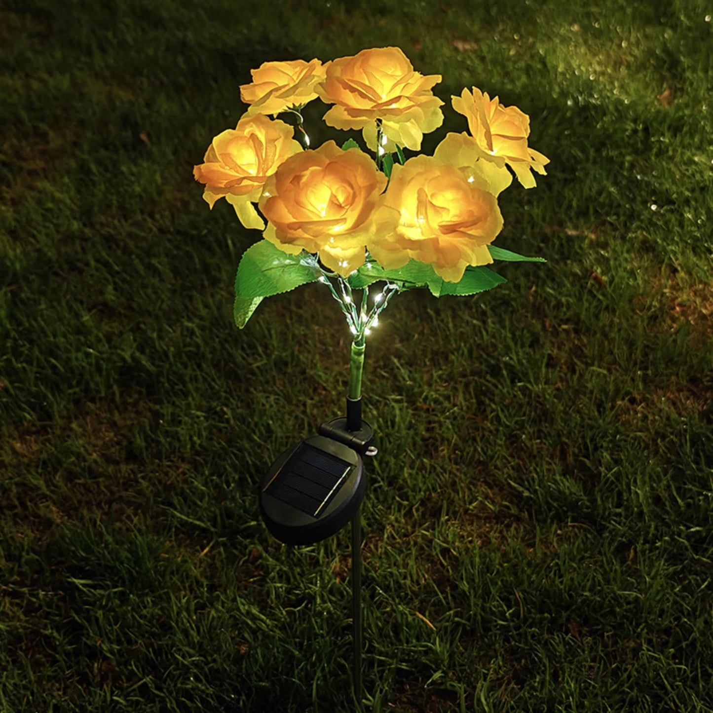 🎁🔥☀️2026 NEW Solar Simulated Garden Lights, upgraded solar panels, IP44 dustproof and waterproof