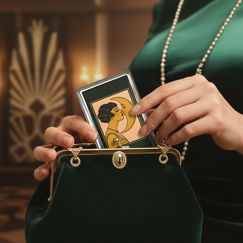 🌙🐈‍⬛ Vintage Versatile Card Holder