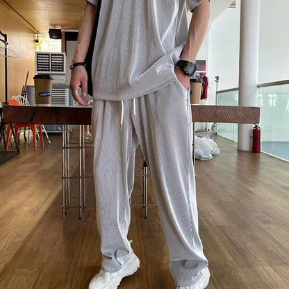 🔥Hot Sale 🔥Ice Silk Male Casual Suit