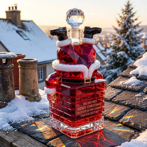 🎅 2026 Christmas Gift 50% Off--💥Santa Stuck in the Chimney Whiskey Bottle