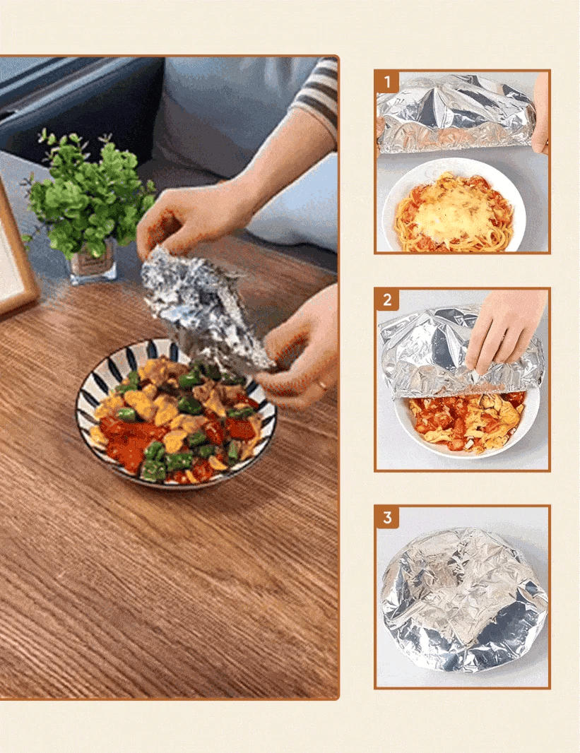 ❄️➡️🔥 Magic Food Warm Cover 🥣