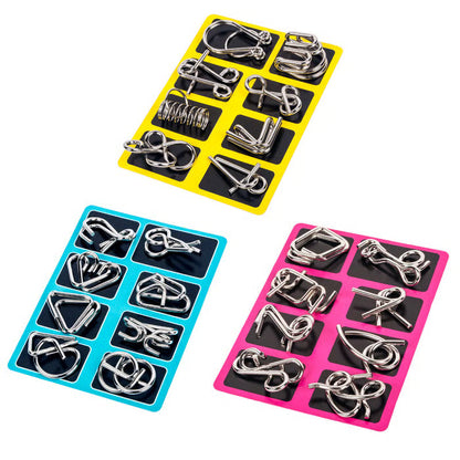 🔥Metal Puzzle Ring,Educational intellectual Toys IQ Toys,Metal Brain teaser Puzzles