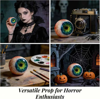 👁️ Hyper-Realistic Monster Eye Decor – Resin Art Ornament for Unique Spaces