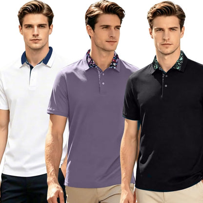👕 3-Pack Men's Shirts – Comfort, Style & Performance in One