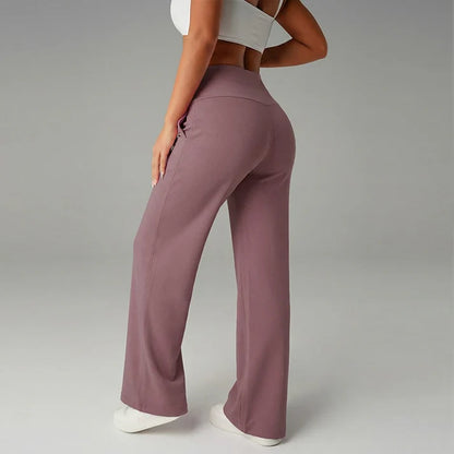 💗LAST DAY SALE 50% OFF⚡50K+ SOLD💕Women's Plain Loose Straight Leg Pants