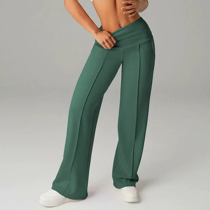 💗LAST DAY SALE 50% OFF⚡50K+ SOLD💕Women's Plain Loose Straight Leg Pants