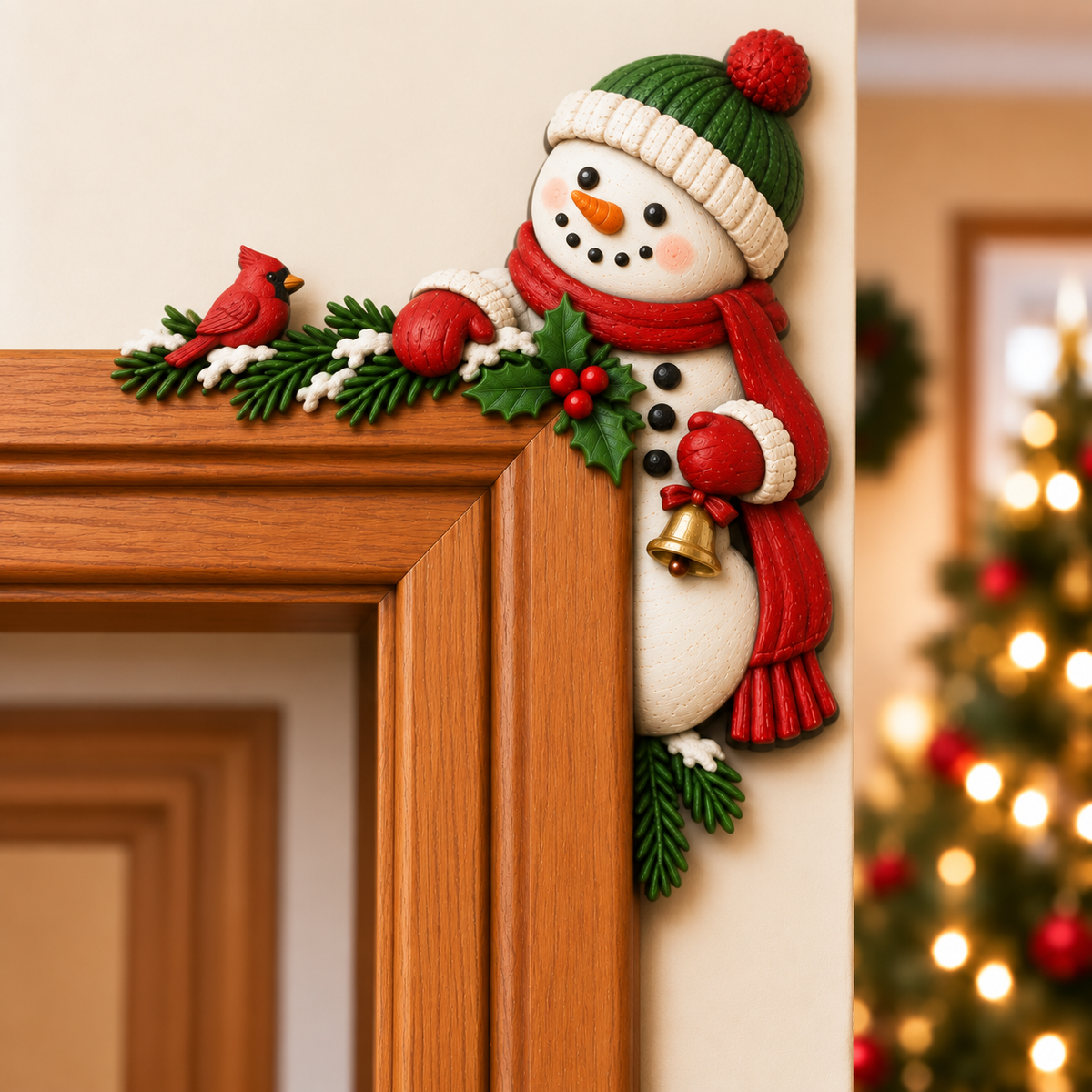 🎄🎅🎁Christmas Peekaboo Door Frame Corner Decor
