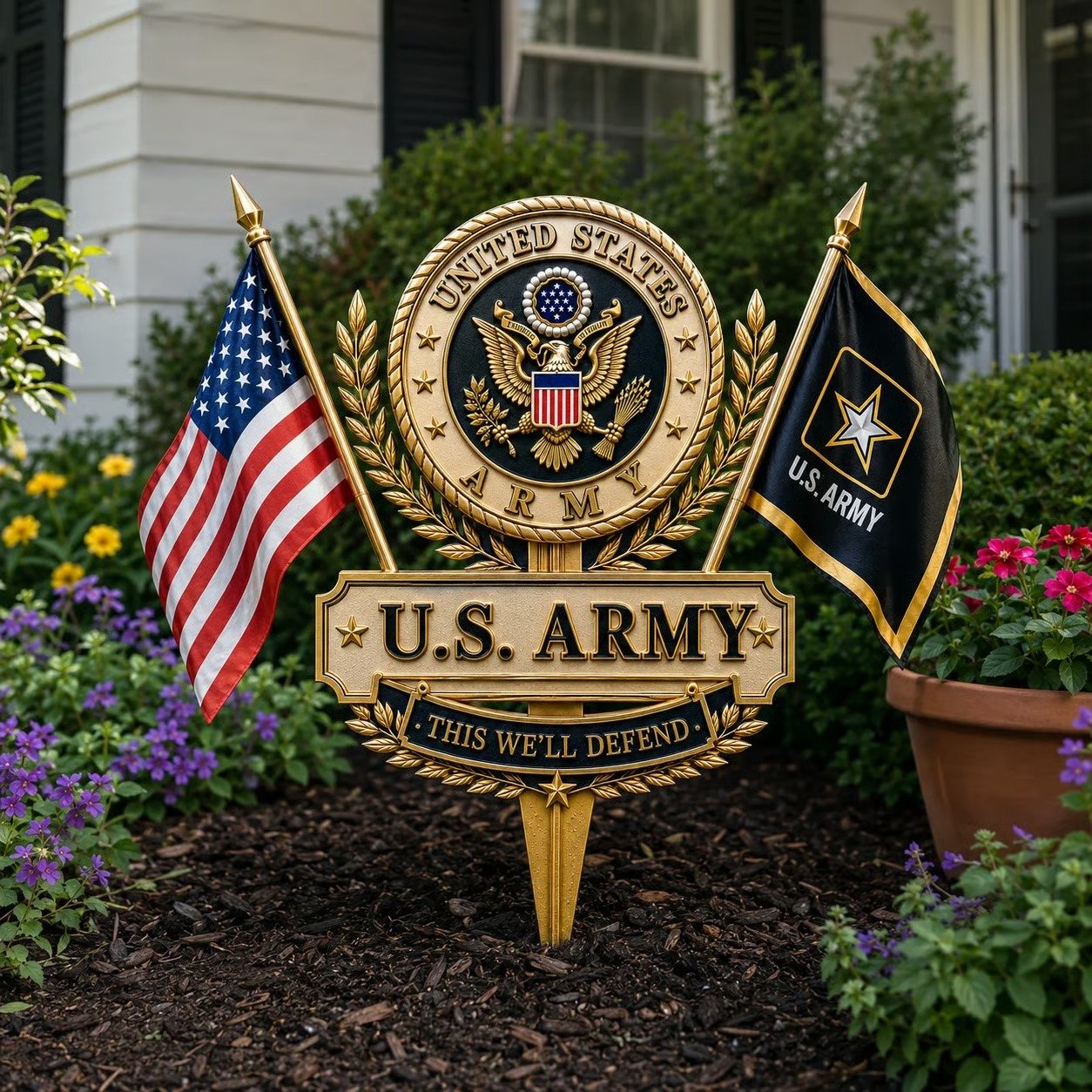 🏆Last Day Promo: 49% OFF 🎖️-US Marine Corps Semper Fidelis Tribute Garden Stake