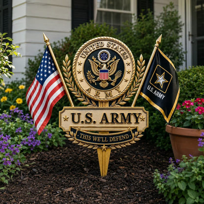 🏆Last Day Promo: 49% OFF 🎖️-US Marine Corps Semper Fidelis Tribute Garden Stake