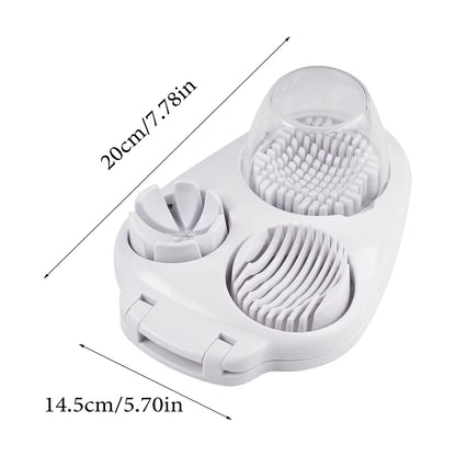 🥚3-in-1 Egg Slicer – Slice, Dice & Cut Perfectly Every Time