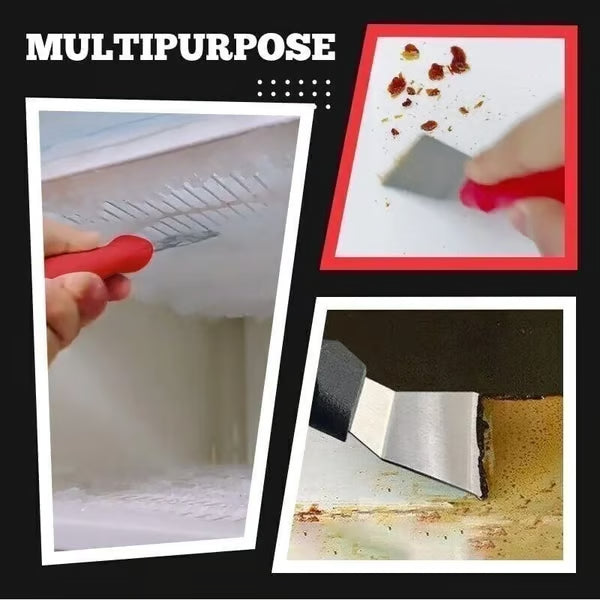 🚀 All-in-One Cleaning Spatula🧽 Remove Grime, Residue & Stubborn Build-Up