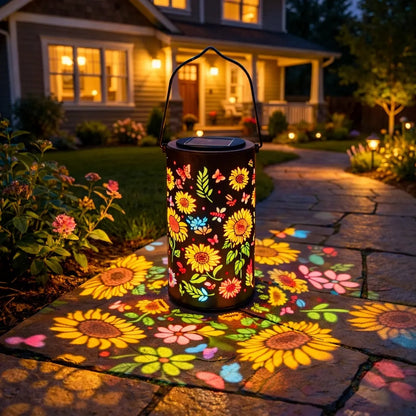🔥HOT SALE🌞Colorful Sunflower Glow Solar Garden Lantern