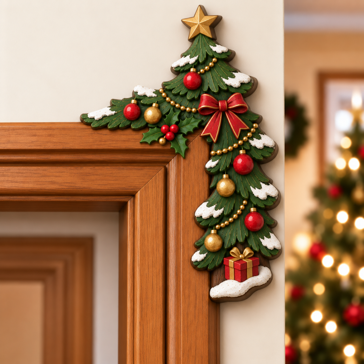 🎄🎅🎁Christmas Peekaboo Door Frame Corner Decor