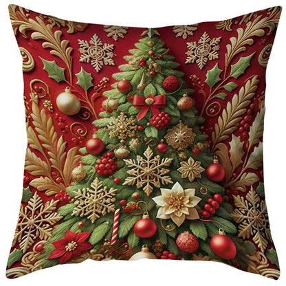 🎅 Christmas Best Seller❤️ Festive Red Pillow Cover — Add Holiday Cheer to Your Home