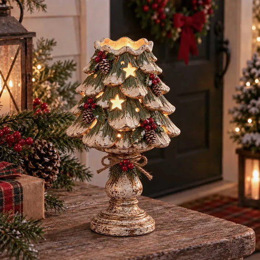 🎄Christmas Heirloom Glow Candle Holder Collection