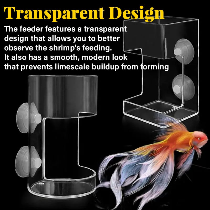 🐟 Last Day Special Price!✨Buy more save more🎁Aquarium Feeding Ring and Tray