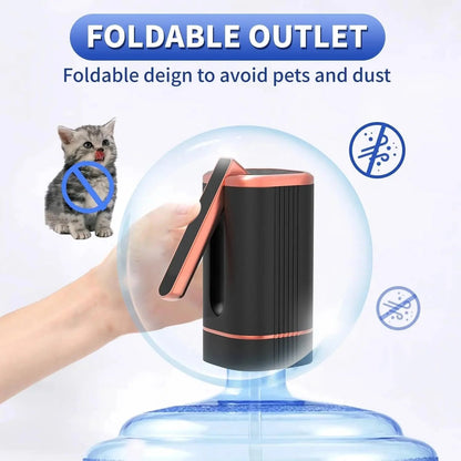 🏠 Automatic dispenser pump – multifunctional, silent & perfect for home, office, summer cottage & camping, fits most standard bottles 🌿