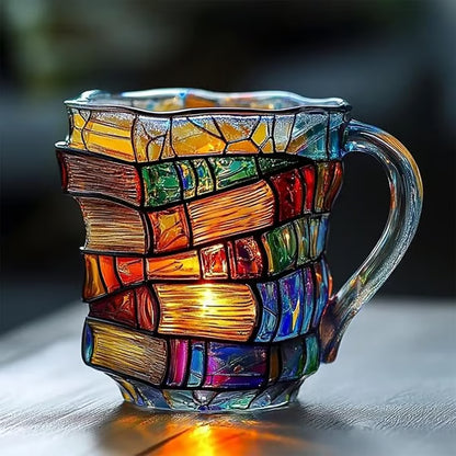 📚3D Painted Book Mug🍵