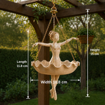 💃 Ballet Dancer Hanging Planter– 🌿Elegant Garden Decor for Porch & Patio