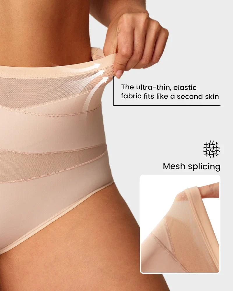 🌸Last Day-Buy 1 Get 1 FREE✨Plus-Size High-Waist Cross Tummy Control Panties