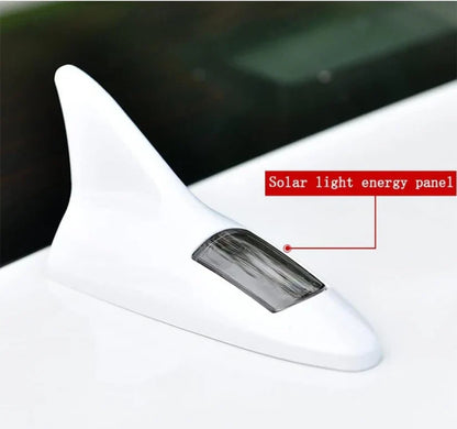 ☀️🦈Solar Shark Fin LED Antenna – Flashing Safety Warning Light for Any Vehicle