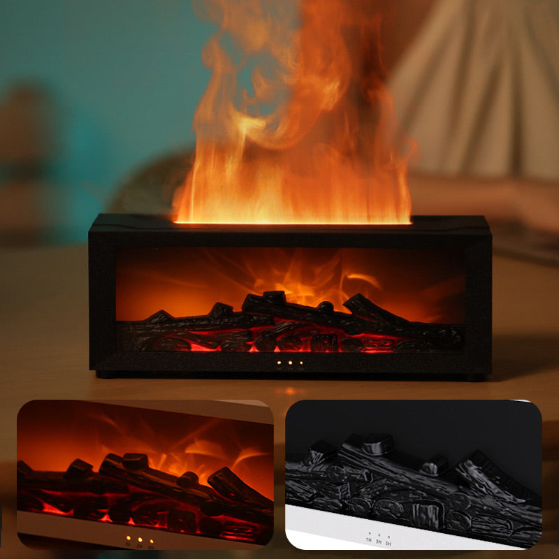 🔥Fireplace Flame Diffuser Humidifier with Remote