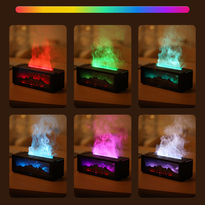 🔥Fireplace Flame Diffuser Humidifier with Remote
