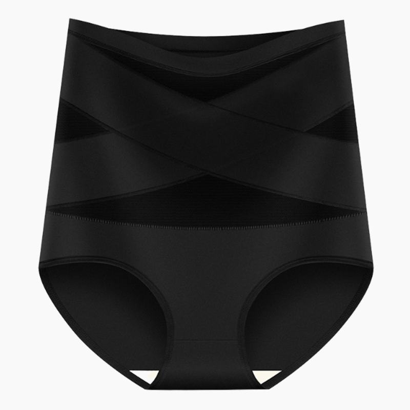 🌸Last Day-Buy 1 Get 1 FREE✨Plus-Size High-Waist Cross Tummy Control Panties