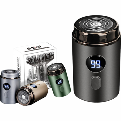 ⏰LAST DAY 57%OFF🔥Smart Mini Electric Shaver – LED Display, Waterproof & Portable